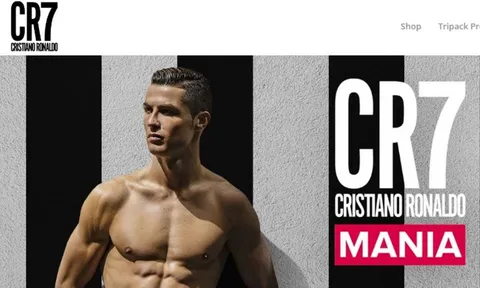 Trang chủ đồ lót CR7 chuyển màu, Ronaldo đếm ngày đến Juventus