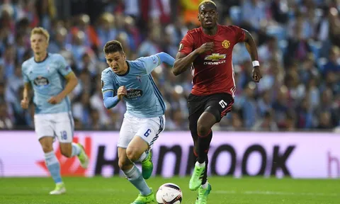 Trở lại sau chấn thương, Pogba "cày nát" hàng tiền vệ Celta Vigo