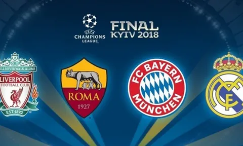 Bốc thăm bán kết Champions League: Bayern đối đầu Real