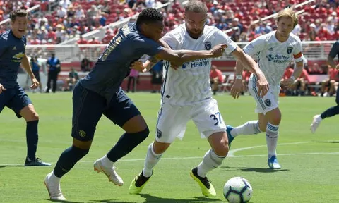 TRỰC TIẾP Man United 0-0 San Jose Earthquakes: Quỷ đỏ lại hòa (KT)