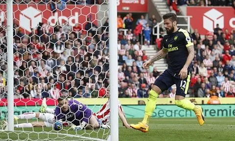TRỰC TIẾP Stoke City 1-4 Arsenal: Pháo thủ thăng hoa (Kết thúc)