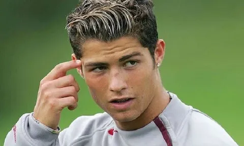 Trước húi cua, Ronaldo từng gây dấu ấn với kiểu tóc nào?