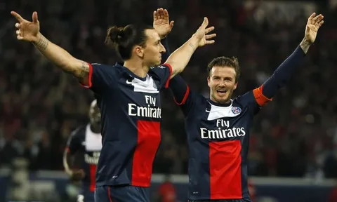 Trước thềm đại chiến Anh - Thụy Điển, Beckham và Ibra thách đố nhau hài hước