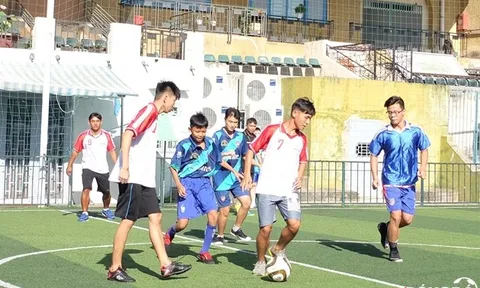 Những hình ảnh xúc động của Giải Bóng đá Unified Sports dành cho trẻ bị thiểu năng