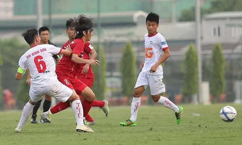 Tuấn Anh tái xuất, U22 Việt Nam hoà đội hạng Nhất