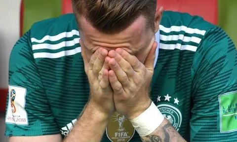 Từng cầu thủ Đức đổ gục, khóc ngất: Tội nhất Marco Reus!