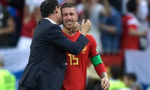 Từng cầu thủ Tây Ban Nha đổ gục: Ramos khóc to nhất!