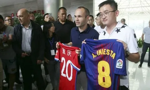 Tương lai Andres Iniesta: Sứ mệnh ở Trung Quốc