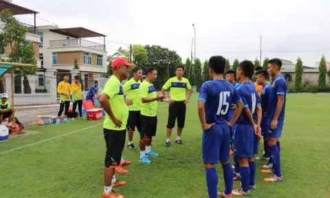 U15 Việt Nam sẵn sàng trước trận đấu với U15 Đài Bắc Trung Hoa
