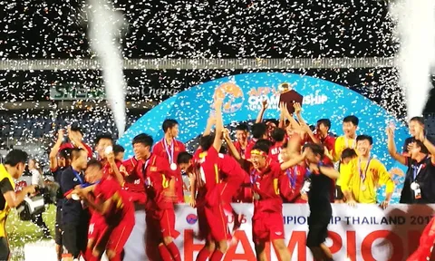 U15 Việt Nam lên ngôi vô địch sau loạt sút luân lưu kịch tính