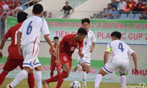 Thắng đậm U15 Đài Bắc Trung Hoa, U15 Việt Nam tạm dẫn đầu giải U15 Quốc tế 2017
