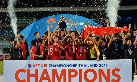 Chiến tích U15, mơ tương lai bóng đá Việt