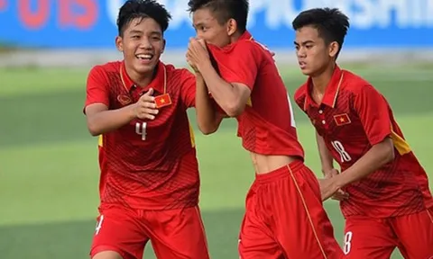 U16 Việt Nam dễ dàng "làm gỏi" U16 Timor Leste