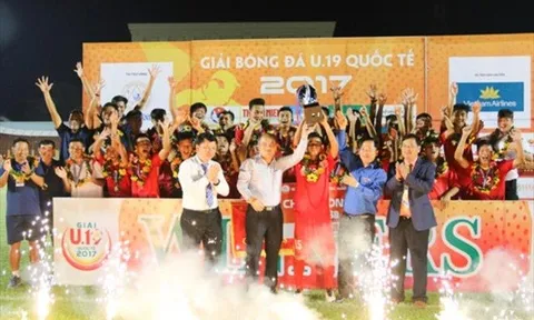 Vô địch giải U19 quốc tế 2017, U19 Việt Nam ngập trong tiền thưởng