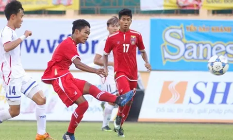 U19 Myanmar có chiến thắng đầu tiên ở giải U19 quốc tế 2017