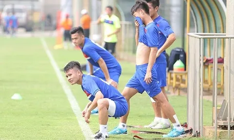 Sắp đấu U20 Argentina, nửa đội U20 Việt Nam phải tập hồi phục