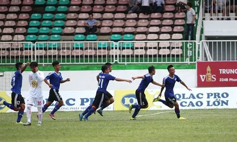 Khởi tranh vòng loại U21 Quốc gia 2017: Dàn sao trẻ V-League của U21 HAGL “ngã ngựa” trước U21 PVF