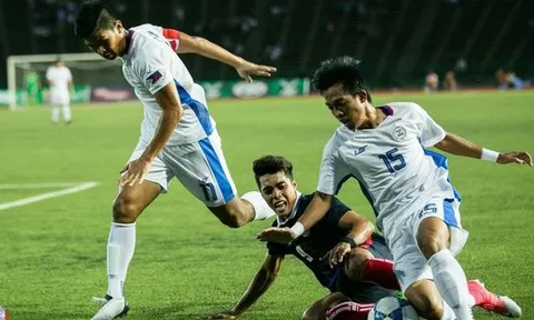 Trắng tay trước U22 Philippines, U22 Campuchia hết ảo tưởng