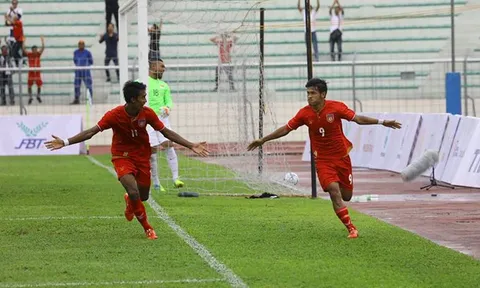 U22 Myanmar vượt qua Lào trong trận đấu nghẹt thở
