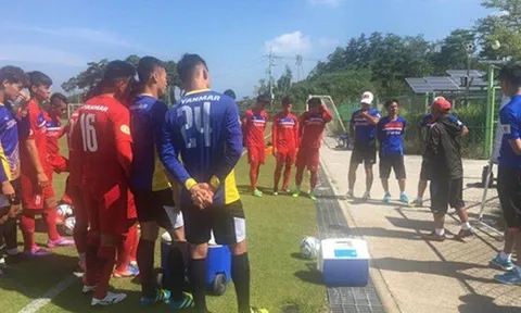 U22 Việt Nam bị thử thách bởi cái nóng thiêu đốt ở Hàn Quốc