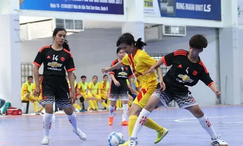 Khai mạc giải futsal nữ vô địch TPHCM năm 2017