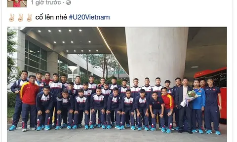 Công Phượng, Tuấn Anh tiếp lửa U20 Việt Nam trước giờ "G"