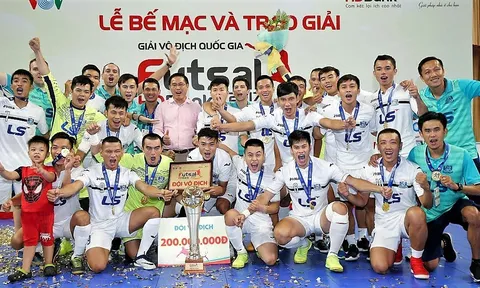 Bế mạc giải futsal VĐQG 2017: Thái Sơn Nam lên ngôi vô địch thuyết phục