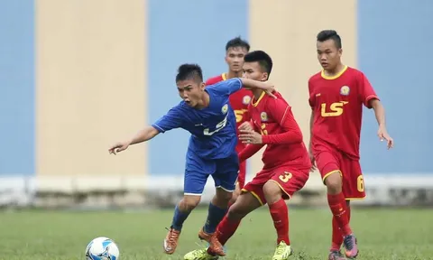 VCK U17 Quốc gia: Đàn em Đức Chinh giành vé vào bán kết