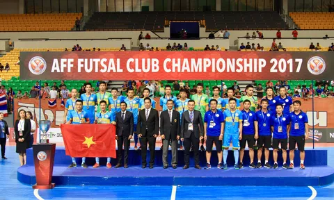 Thua người Thái, futsal Việt Nam về nhì Đông Nam Á 2017