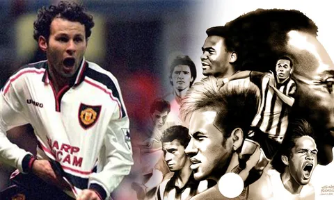 Vào ngày này |14.4| Bàn thắng kinh điển của Giggs trong sinh nhật 105 tuổi CLB Santos