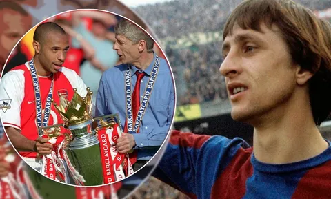 Vào ngày này |25.4| Trận hòa lịch sử của Arsenal trong sinh nhật Johan Cruyff