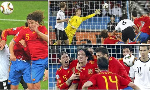 Vào ngày này |7.7| Cú đánh đầu lịch sử của Puyol