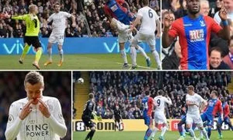 Vardy nổ súng, Leicester chỉ có 1 điểm dù dẫn trước 2 bàn