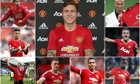 Victor Lindelof và những trung vệ Man Utd chiêu mộ tính từ năm 2000