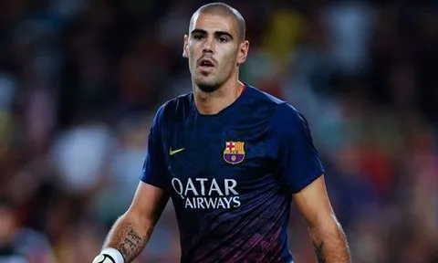 Victor Valdes khi còn tung hoành tại Barcelona