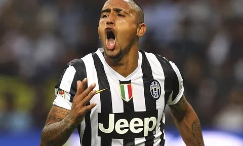 Vidal thời còn khoác áo Juventus