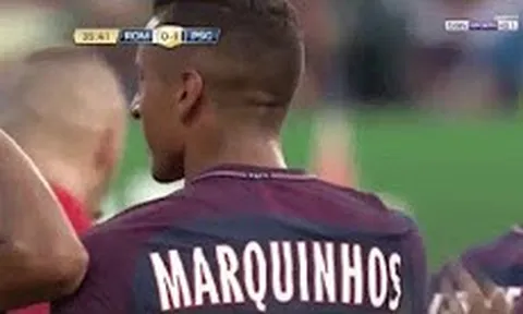 Video bàn thắng của Marquinhos (Roma vs PSG)