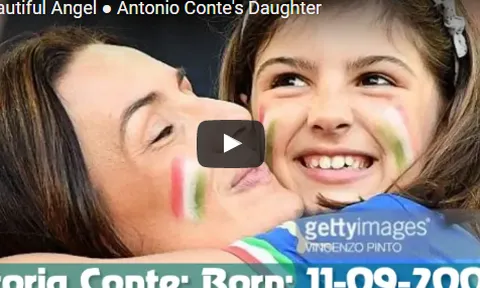Vittoria - cô con gái dễ thương của Antonio Conte