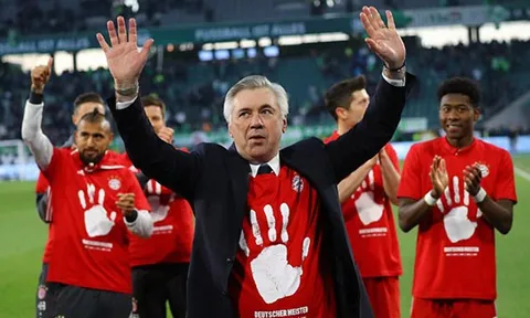 Vô địch Bundesliga, Ancelotti sánh ngang huyền thoại