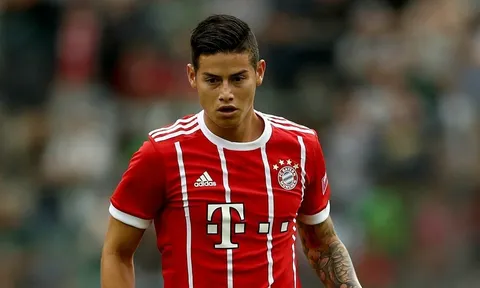 Vừa đến Bayern, James lập tức có danh hiệu