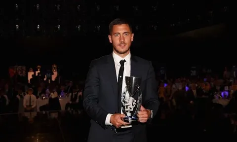 Vượt Kante, Hazard giành giải thưởng Cầu thủ xuất sắc nhất Chelsea