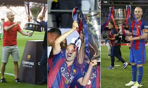 Vượt Xavi, Iniesta cán mốc khủng trong sự nghiệp