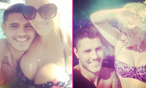 Sau bao hờn dỗi, vợ chồng Icardi làm hoà bằng... cảnh nóng