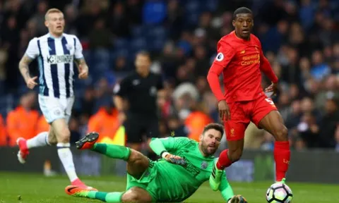 West Brom 0-1 Liverpool (Vòng 33 Ngoại hạng Anh)