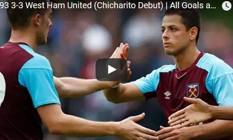 West Ham và màn ra mắt Chicharito