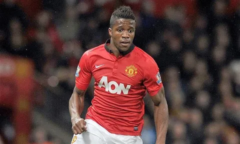 Wilfried Zaha khi còn khoác áo Man Utd
