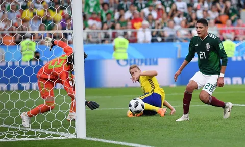 Trận Mexico - Thụy Điển xác lập cột mốc kỳ dị nhất trong lịch sử World Cup