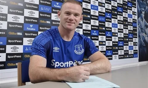 XÁC NHẬN số áo của Rooney ở Everton