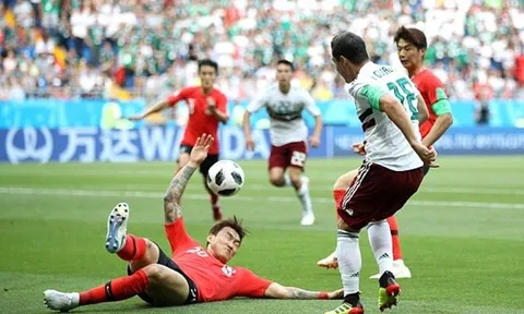 Xoạc bóng không cần nhìn, hậu vệ Hàn Quốc nhận quả đắng trước "cáo già" Mexico