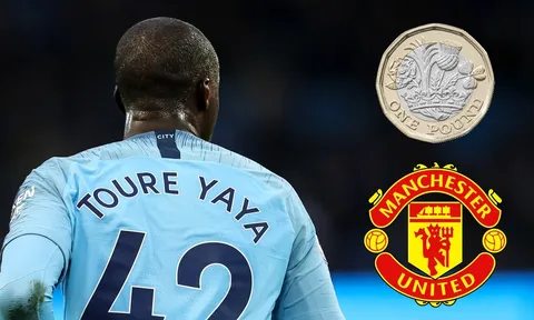 Yaya Toure sẵn sàng gia nhập Man Utd với mức lương... 1 bảng/tuần để trả thù Pep Guardiola